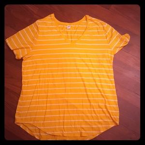 Yellow Striped Tee
